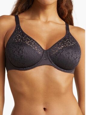 Chantelle Nora Comfort Underwire Bra - BNWOT - 34DDD - Ink